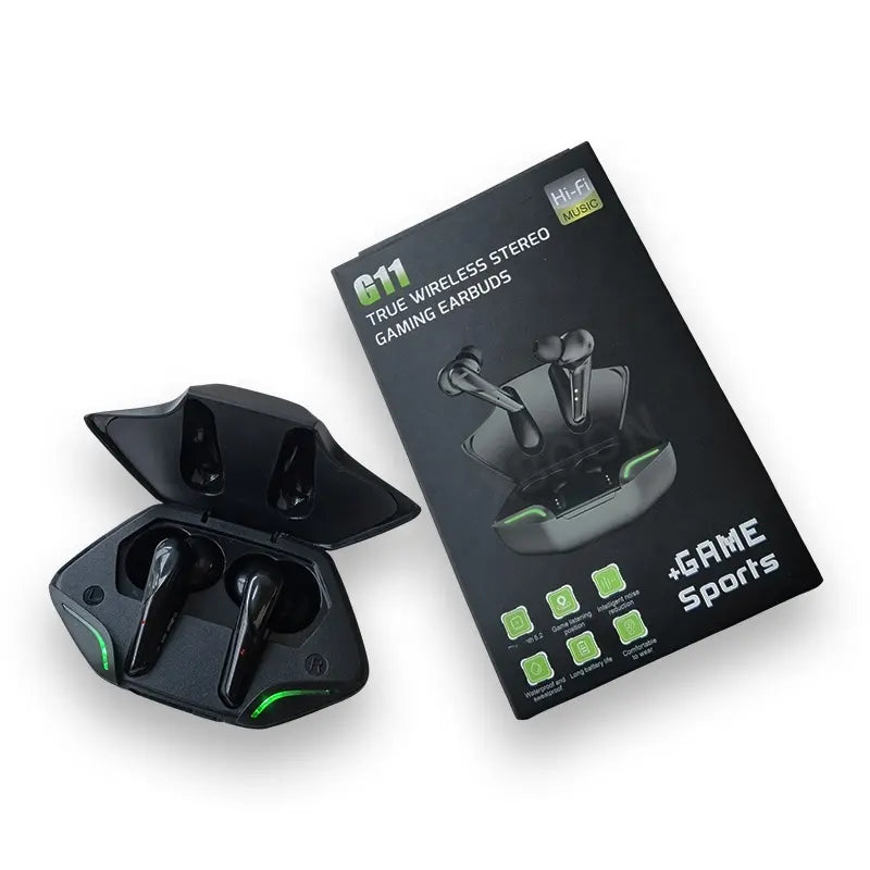 Ultra Sleek  – Modern LED Display Earbuds Edition