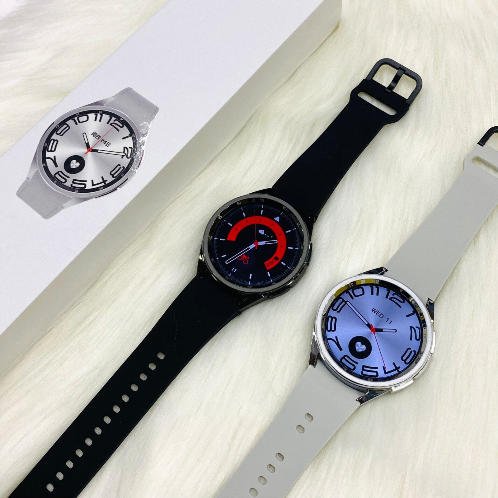 JS Smart Watch 6 Classic – Bezel-Less Round Dial Smartwatch