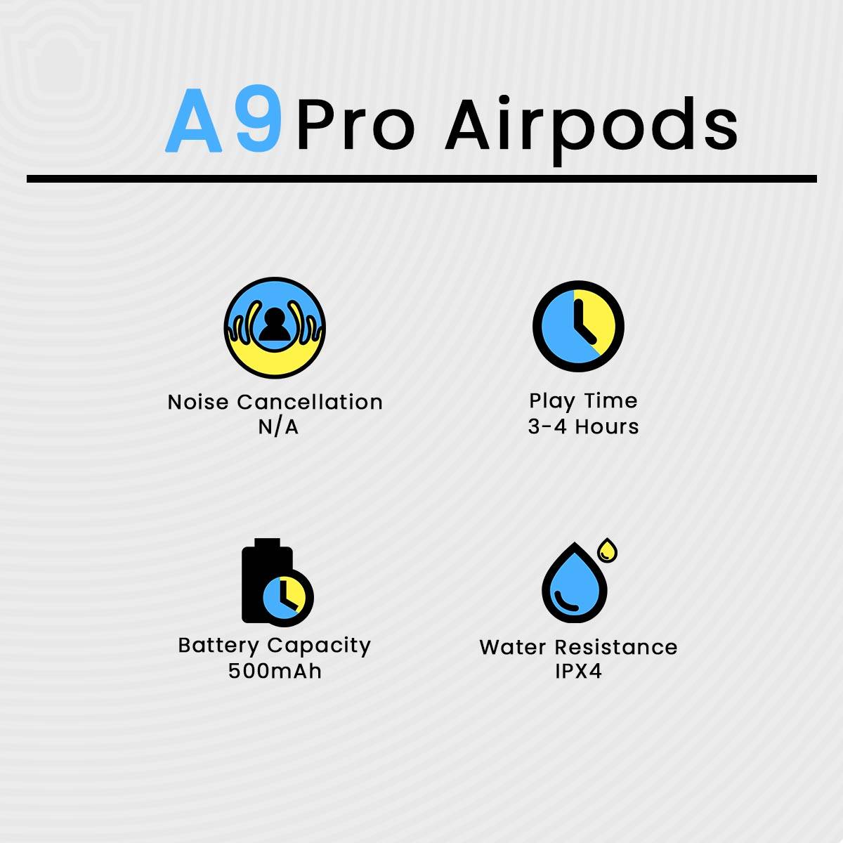 A9 Pro Wireless Earbuds – Sleek, Smart & Powerful!