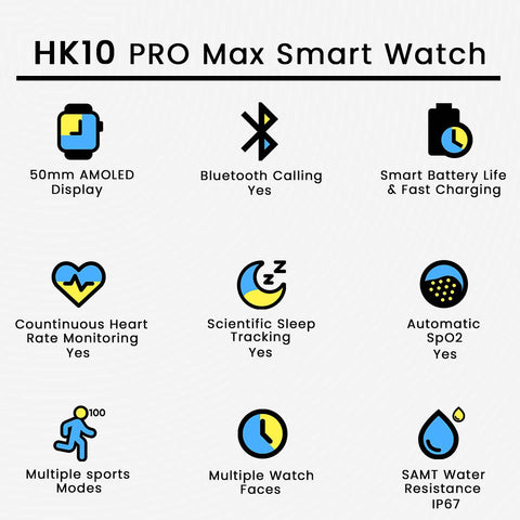 HK10 PRO Max Smartwatch