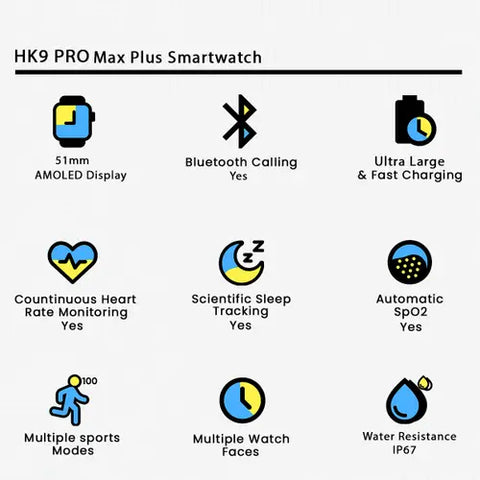 HK9 PRO Max Plus Smartwatch