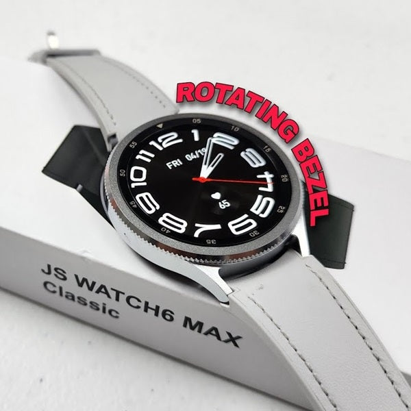 JS Smart Watch 6 Classic – Bezel-Less Round Dial Smartwatch