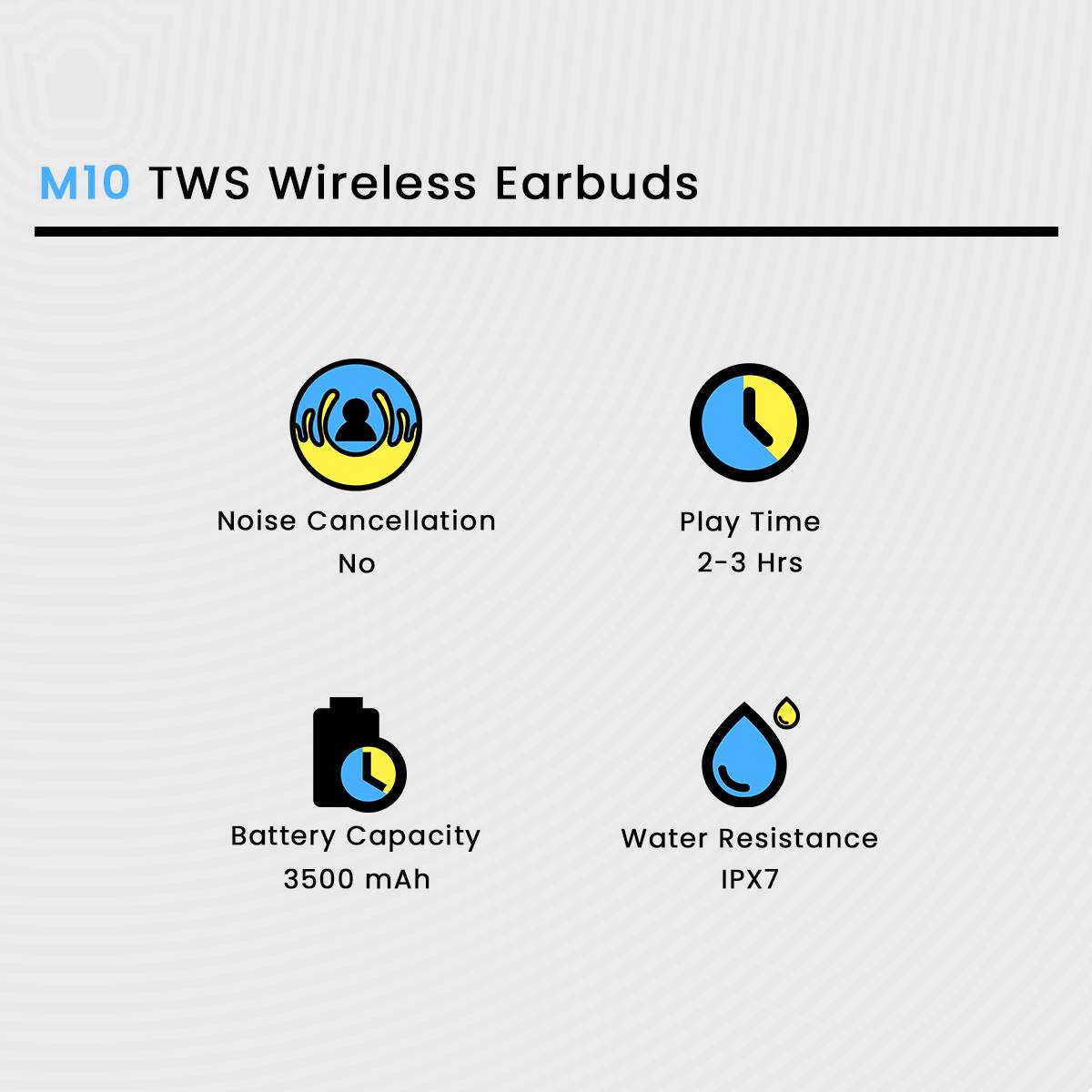 M10 TWS Wireless Earbuds – Ultimate Sound, Ultimate Freedom!